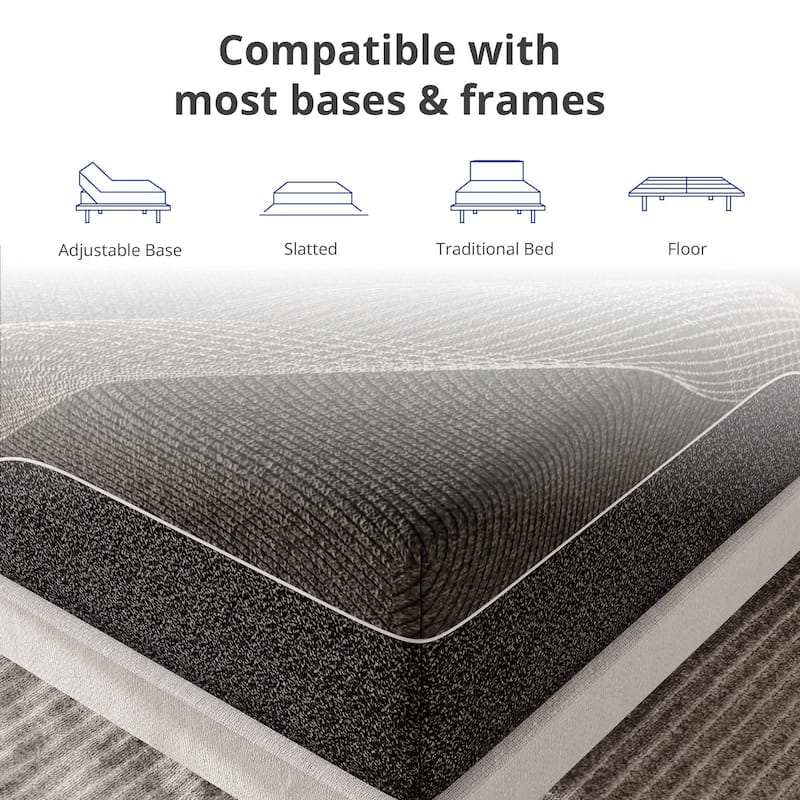 OSleep 8" AeroFusion Breathable Memory Foam Mattress