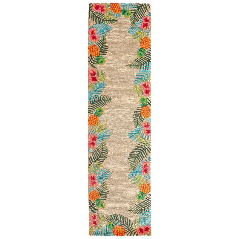 Liora Manne Ravella Tropical Indoor/Outdoor Rug - 2' x 8'