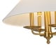 preview thumbnail 12 of 11, Mid-Century Candle Fabric Round Tapered Cone Cage Chandelier 20in