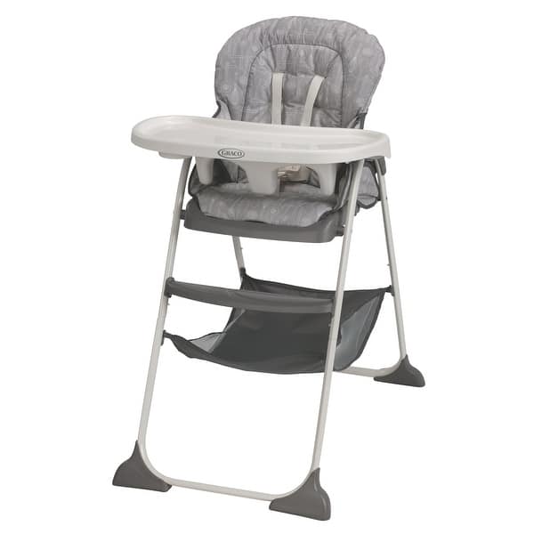 slide 2 of 6, Graco Slim Snacker Highchair in Whisk