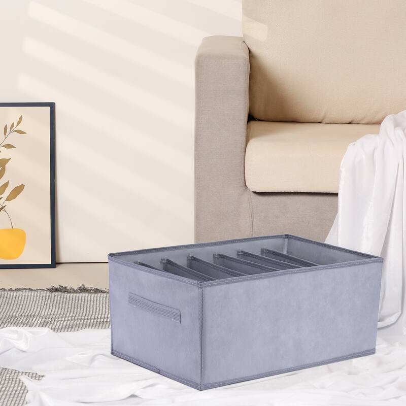 Storage Cube, Fabric Storage Bin with Handles for Shelves Closet, 1 Pcs Collapsible Storage Basket for Organizing Clothes Books