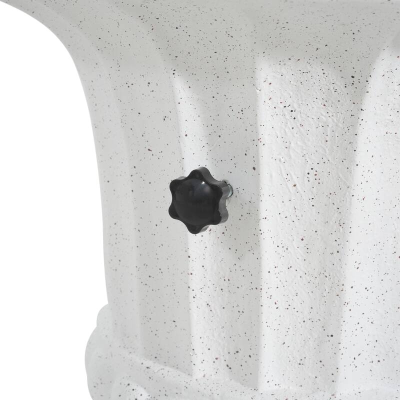 Christopher Knight Home - Adela Modern Outdoor MGO Side Table Umbrella Base with Sand-Filling