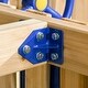 preview thumbnail 4 of 7, 3 in 1 Wooden Swing Set Outdoor Playset with Baby Swing Seat,Toddler Slide,Captain's Wheel,Telescope - Natural Wood