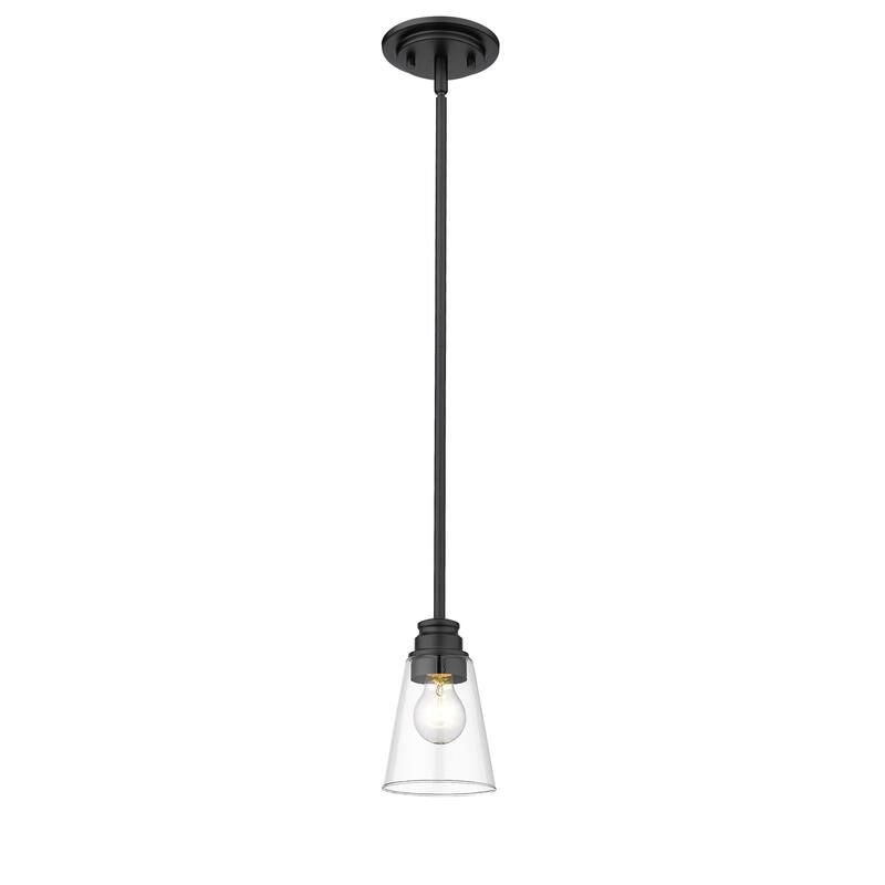 Avery Home Lighting Annora 1-Light Mini Pendant in Matte Black - 5.5