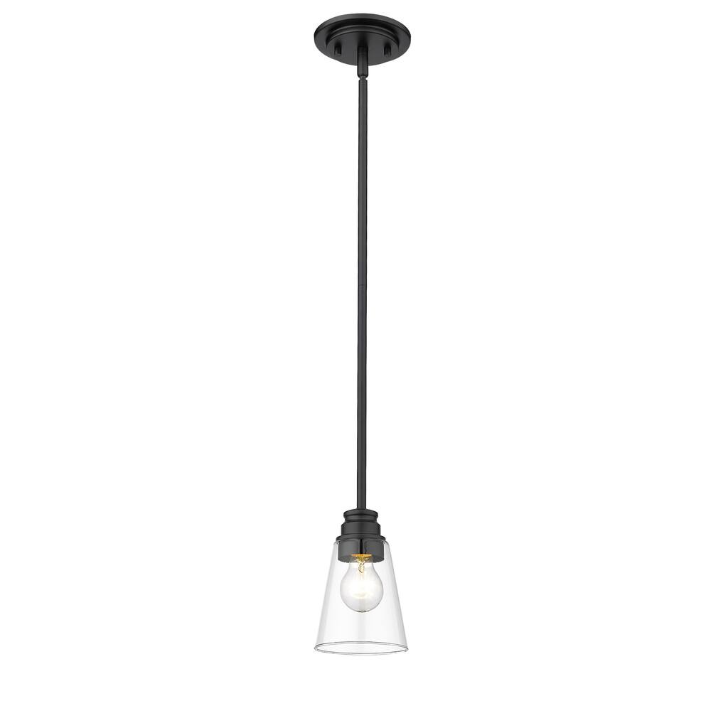 Avery Home Lighting Annora 1-Light Mini Pendant in Matte Black - 5.5
