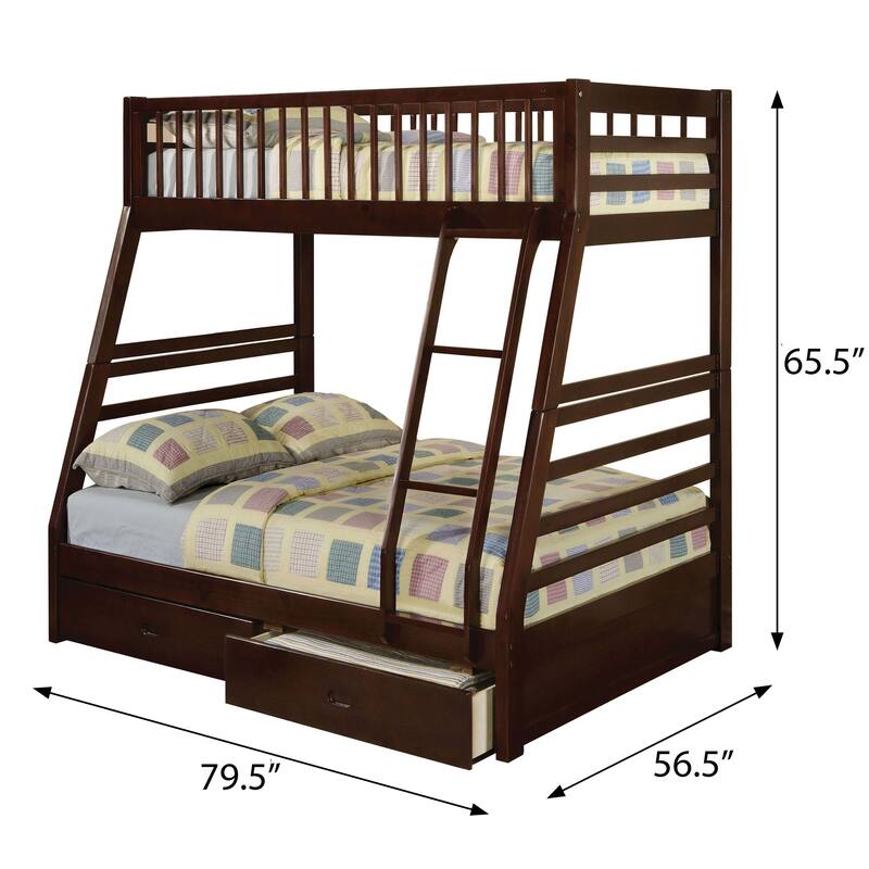 Farley Twin Over Full Bunk Bed with Underbed Drawers