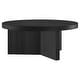 preview thumbnail 4 of 26, Holm 36" Wide Round Coffee Table - 36" Wide