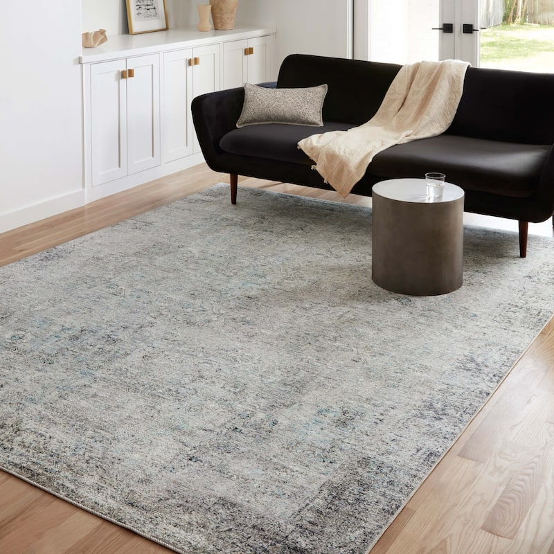 Alexander Home Alpine Vintage Abstract Transitional Area Rug - 2' 3" x 3' 9"
