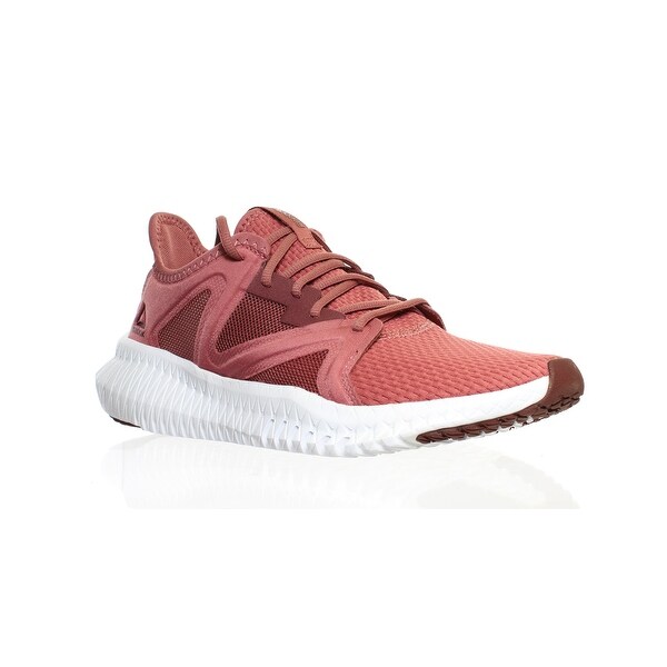 womens red reebok shoes