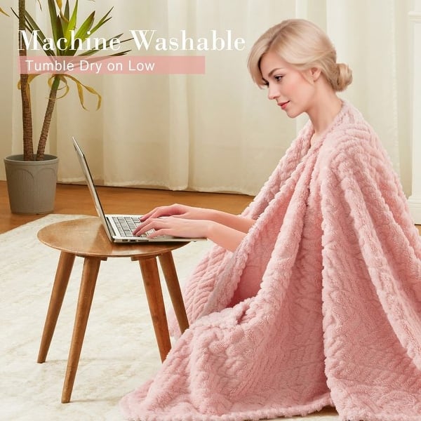 1pc solid color blanket soft anti static microfiber bed