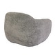 preview thumbnail 11 of 43, Memory Foam Bean Bag Chair Teddy Fabric Bean Bag Sofa with Armrest