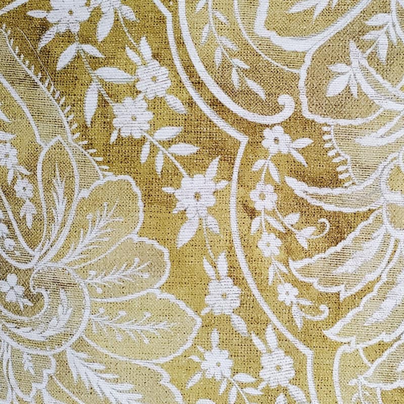 Leone Damask Cotton 21x21 Throw Pillow