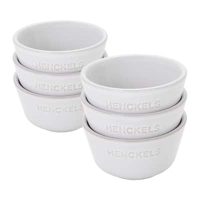 HENCKELS Ceramic 6-pc Round Ramekin Set