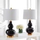 preview thumbnail 10 of 16, SAFAVIEH Lighting Karlen Gourd Table Lamp (Set of 2) - 15x15x28.5