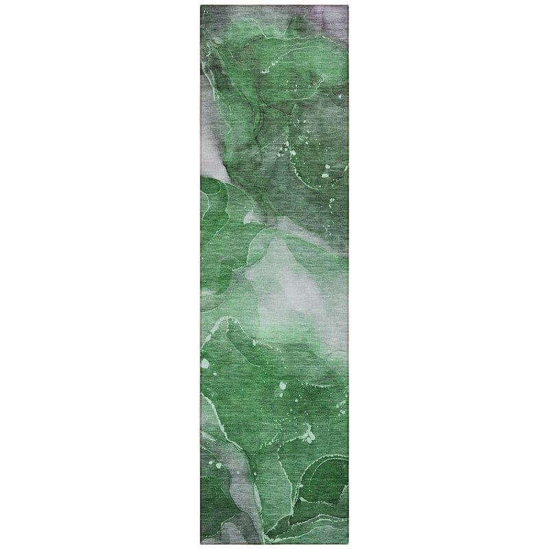 Fari Artistic Abstract Weather Resistant Classic Meets Modern Outdoor Rug