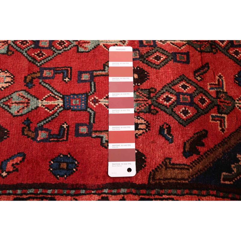 ECARPETGALLERY Hand-knotted Anatolian Red Wool Rug - 5'0 x 9'7