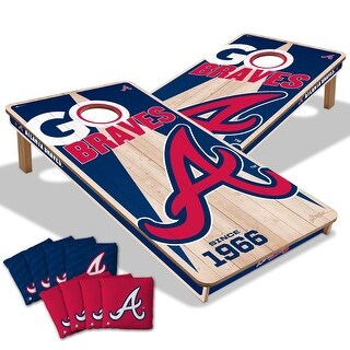 Atlanta Braves MLB 2x4 Cornhole Board Set