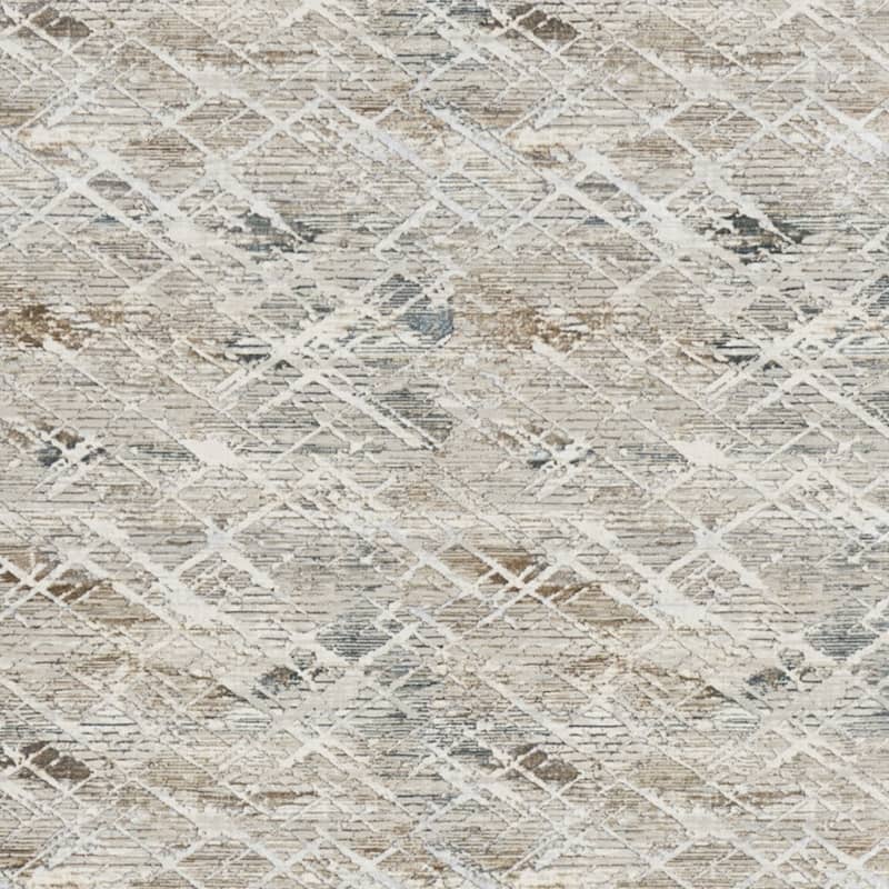 Power Loomed Abstract Modern Non Skid Stain Resistant Area Rug - 144' X '108' X '0.39