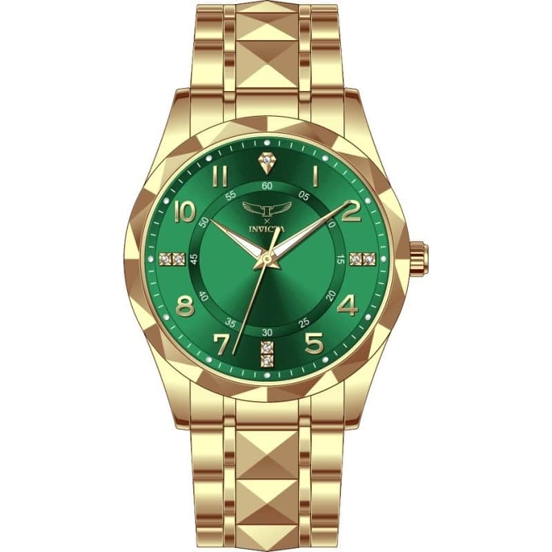 Invicta Men's 69021 Specialty Quartz PC21S Copper Dial Watch - Green