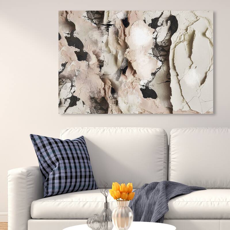Wynwood Studio Abstract Appalachian Brown and Light Brown Modern & Contemporary Wall Art Canvas Print - 30 x 45