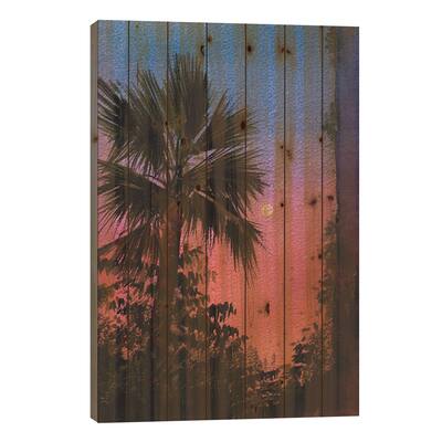 Untitled V Print On Wood by Liam Kumawat - Multi-Color