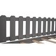 preview thumbnail 18 of 16, Twin Size House Bed with trundle, Fence-shaped Guardrail