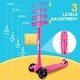 preview thumbnail 4 of 16, Scooters for Kids Age 3-5, 3 Light Up Wheels 4 Adjustable Height