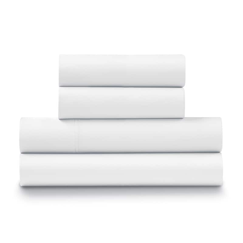 Ella Jayne 100% Cotton Sateen 500 Thread Count Deep Pocket 4-piece Sheet Set