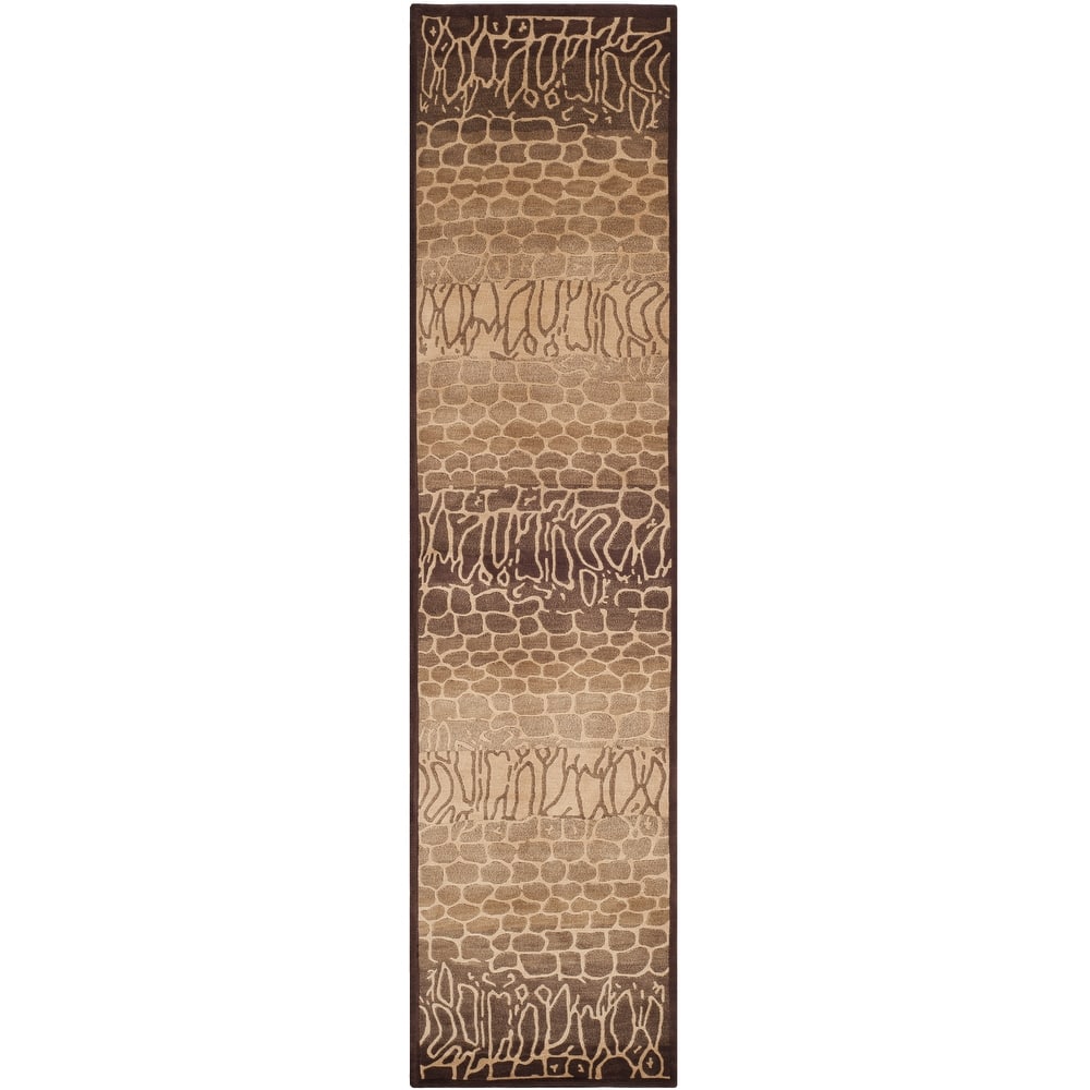 SAFAVIEH Couture Hand-knotted Tibetan Amari Modern Wool Rug