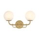 preview thumbnail 7 of 6, Minka Lavery 3792 Whitehall 2 Light 18" Wide Bathroom Vanity Light