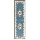 preview thumbnail 69 of 92, SAFAVIEH Handmade Aubusson Hrachuhi Traditional Wool Rug 2'3" x 8' Runner - Blue/Ivory