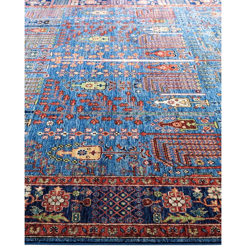 Serapi One-of-a-Kind Hand-Knotted Area Rug - Light Blue, 7' 10" x 10' 0" - 7' 10" x 10' 0"