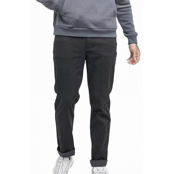 Calvin Klein Mens Pants Gray Size 38X32 Slim Fit Tapered Leg Stretch. Opens flyout.