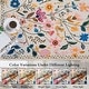 preview thumbnail 19 of 65, Nature Floral Non-Slip Machine Washable Colorful Modern Area Rug