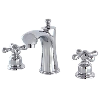 Victorian Deck Mount Widespread Bathroom Faucet