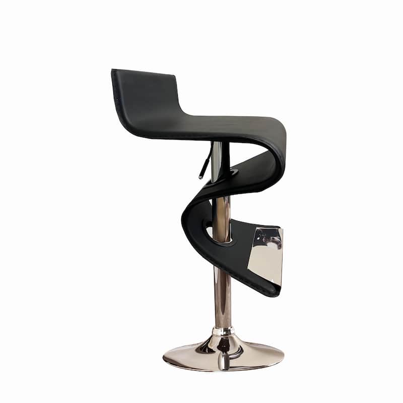 Carson Carrington Solvesborg Walnut Adjustable Retro Bar Stool