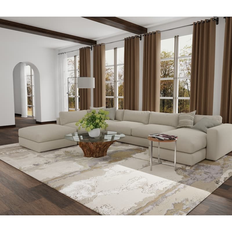 Tripoli R3737 Watercolor Modern Area Rug