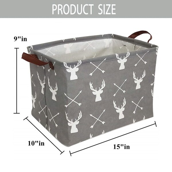 Laundry Basket with Strong Handles, Collapsible & Convenient Home Organizer Containers for Clothes Hamper