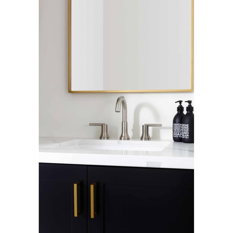 Delta Trinsic Widespread Bathroom Faucet with Metal Drain Assembly -