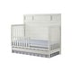 preview thumbnail 7 of 6, Foundry 56" Wide Traditional Wood Convertible Crib, White Dove