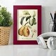 preview thumbnail 103 of 138, Printed Tuscan Fruits IV -Framed Print w/glass-Cherry Red