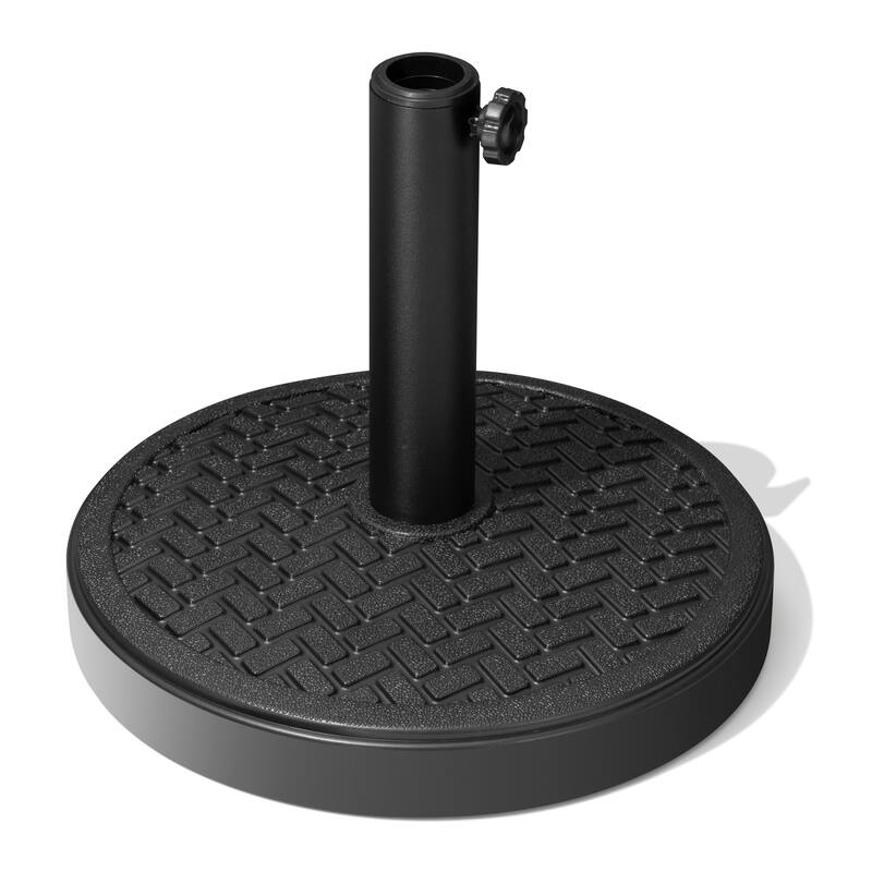 Pellebant 30 to 45 lbs Heavy Duty Round Concrete Umbrella Base for Market Umbrella