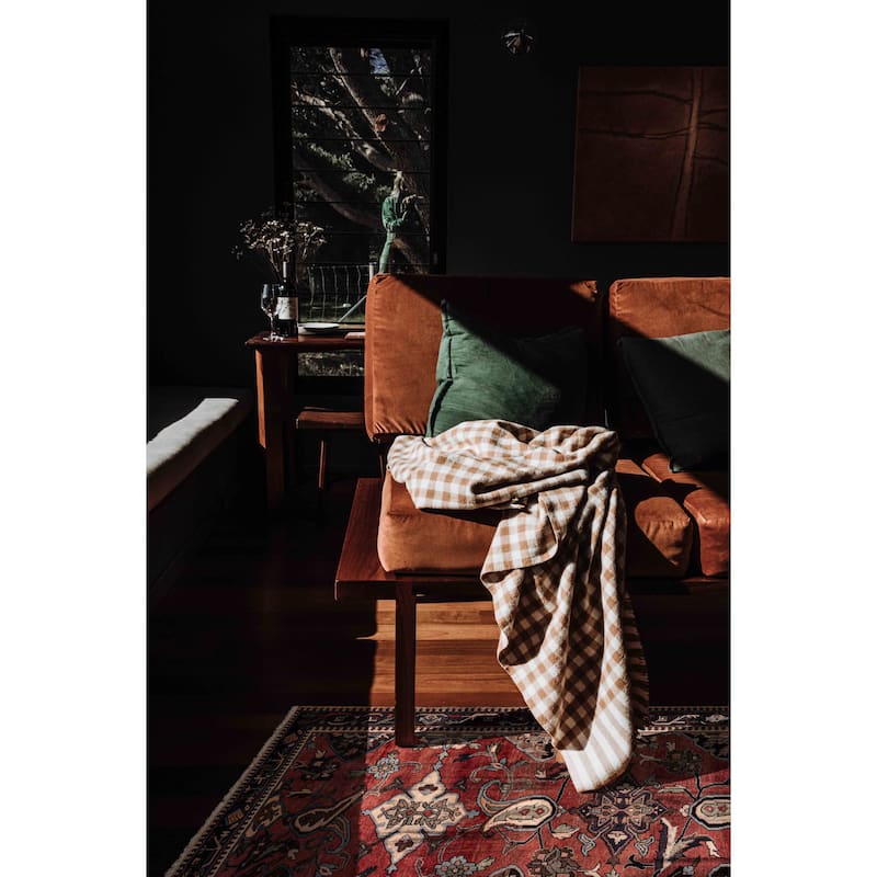 ECARPETGALLERY Hand-knotted Andelz Red Wool Rug - 5'3 x 9'4