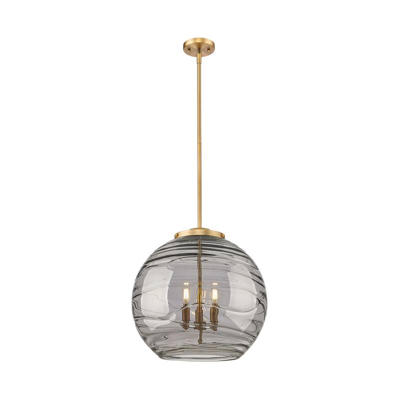 Innovations Lighting 221-3S-20-18 Athens Pendant Athens Deco Swirl 3