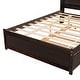 preview thumbnail 42 of 64, Wood Storage Bed with Trundle,Bookcase