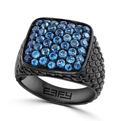 EFFY Men's 925 Sterling Silver London Blue Topaz Ring