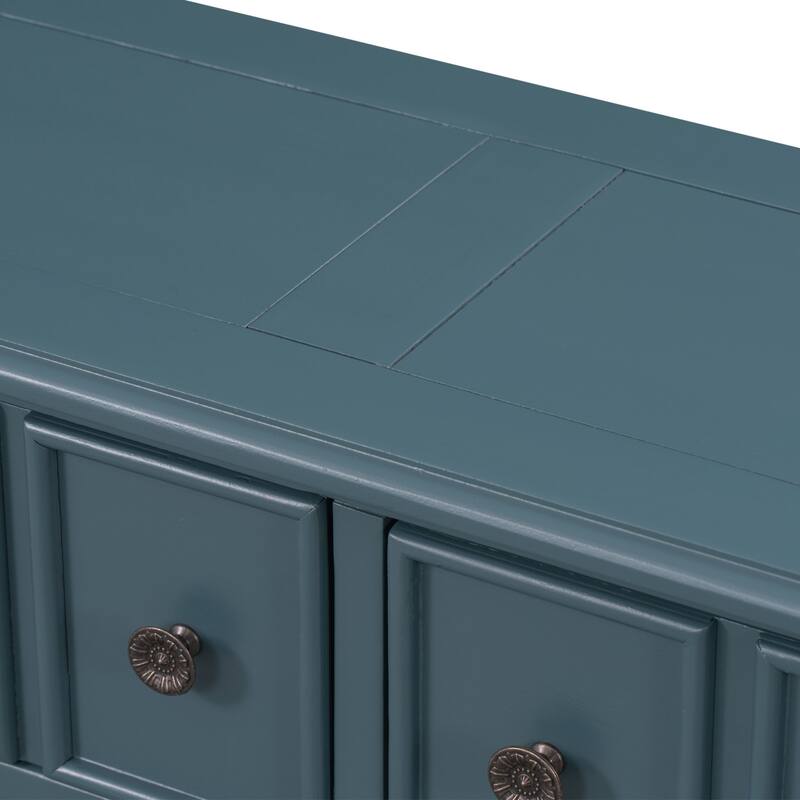 Multi-drawer entry console table