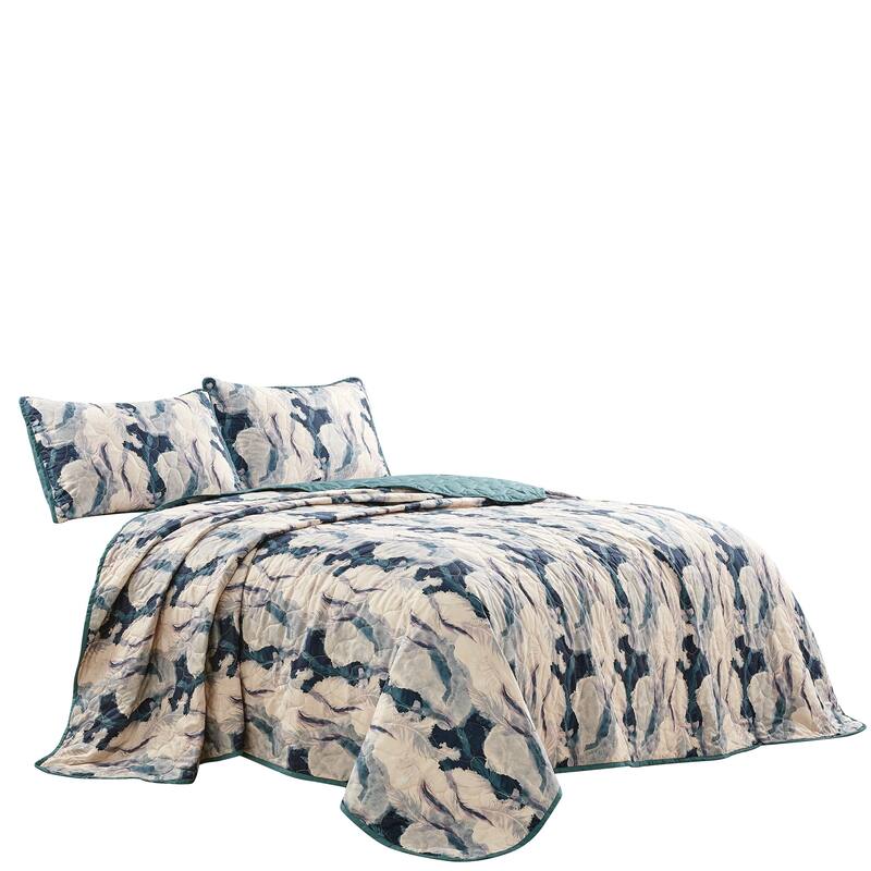 Riva Luxury 3 Piece Bedspread