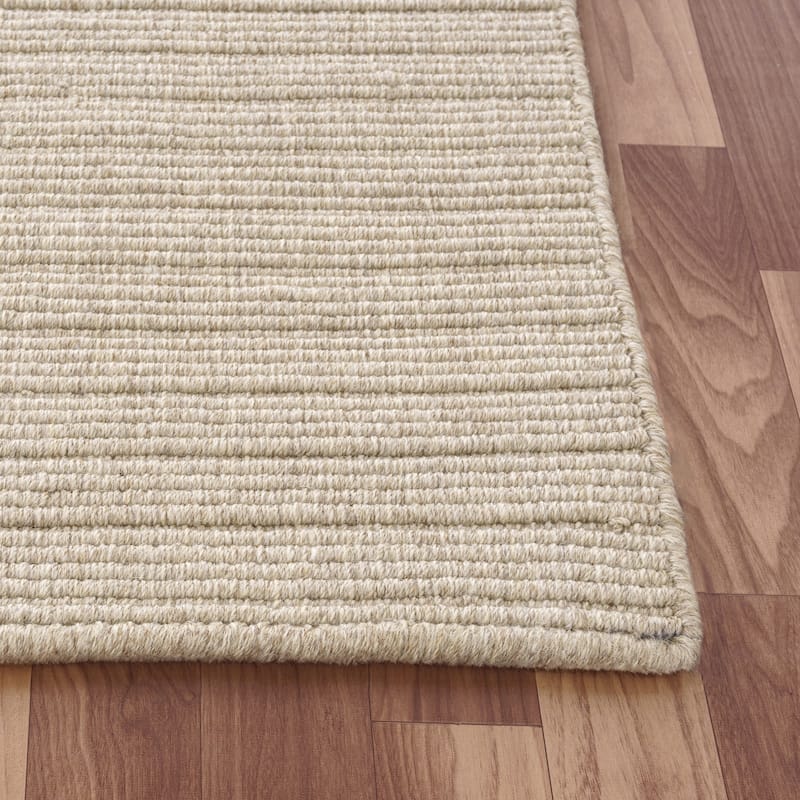 Haven Transitional Striped Handmade Wool Indoor Area Rug by Sevita