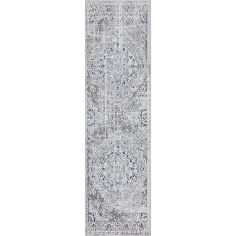 Bohemian Medallion Area Rug or Runner - Rugs for Living Room Bedroom Dining Room Kitchen 2x3 / 2x8 / 4x6 / 5x7 / 8x10 / 9x12